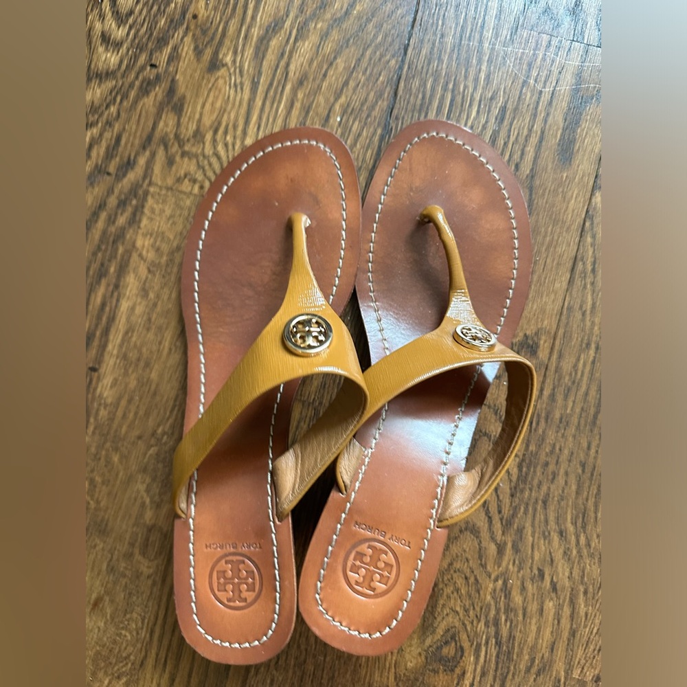 Tory Burch Wedge Heel Sandals Size 9